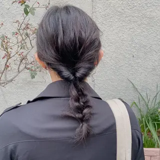 ミディアム カラー パーマ ヘアアレンジ メンズ 🍀髪質改善 ケアカラーrootsのヘアスタイル