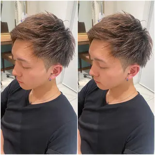 ショート メンズ 全席個室　暖色カラー Zina松園優香🌸のヘアスタイル