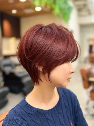ショート カラー 銀座/ショート特化/ 似合わせカット/といのヘアスタイル