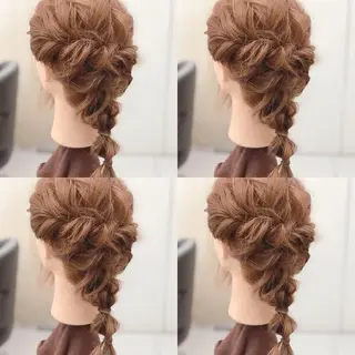 セミロング ヘアアレンジ 🌷MAYU 🌷のヘアスタイル