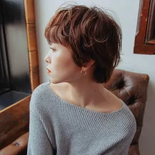 ショート カラー ハイトーン/ボブ/ ハイライト🌱ᩚ涼介のヘアスタイル