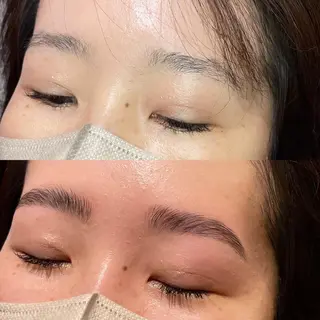 アイブロウ 𝕁𝔼𝕃𝕃𝕐 𝕃𝔸𝕊ℍのマツエク・マツパデザイン