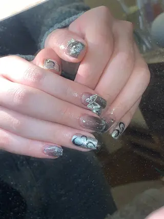 ネイル NES NAIL所属・さゆり￤推しキャラ ￤ロングネイル🩷のネイルデザイン