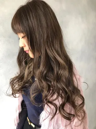 セミロング 小澤大輔 YOLO hairのヘアスタイル