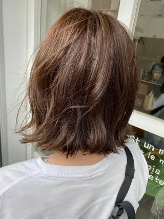 ショート カラー わかばやし ゆうこのヘアスタイル