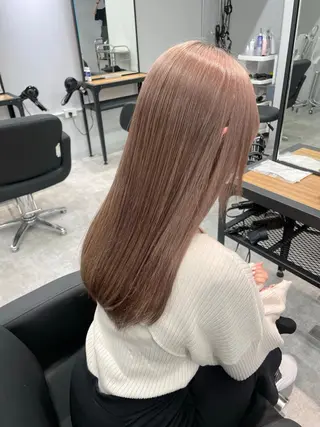 ロング カラー 心斎橋/ブリーチ minamiのヘアスタイル