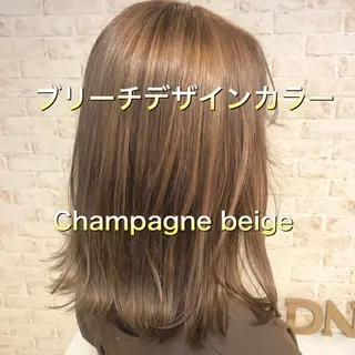 ミディアム カラー 個室サロンLOUIMADNA栄店所属・髪質改善美容師 個室サロン白金厚哉のヘアスタイル