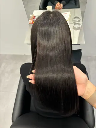 ロング カラー 巻ける縮毛矯正 Sachi🐰のヘアスタイル