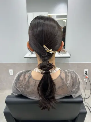 セミロング maya レイヤーカットのヘアスタイル