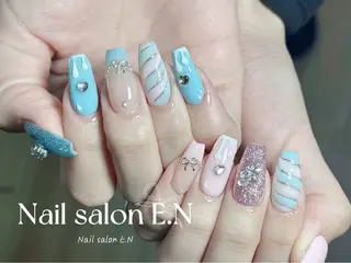 ネイル E.N🦋 長さ出し/持ち込みのネイルデザイン