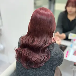 ロング R 横浜【アール】所属・ハイトーン/韓国 ヘア　momo˚✧₊のヘアスタイル