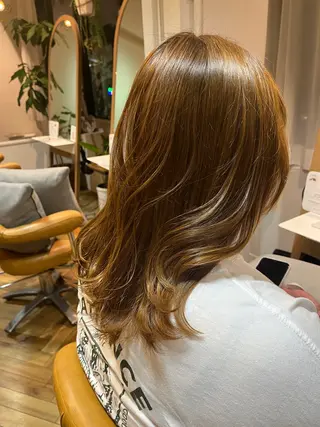 ミディアム 天王寺美容室/カット モデル募集/miiaのヘアスタイル