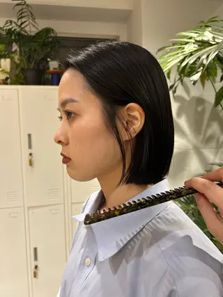 ショート カラー 🦖ミニボブ/ボブ /MOEKA🦕のヘアスタイル