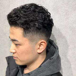 メンズ 艶カラー/レイヤー /メンズ/マツエクのヘアスタイル