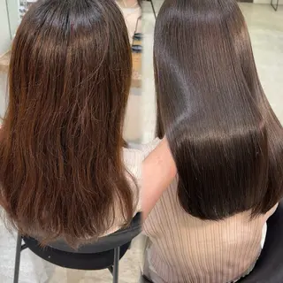 ロング VIEW Tokyo所属・🎀ミディアムボブ/ 縮毛矯正/ひかりのヘアスタイル