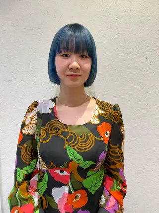 ショート カラー ヘアアレンジ パーマ指名No1 /namiのヘアスタイル