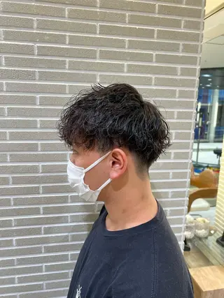 パーマ メンズ 赤本悠斗波巻きパーマ メンズパーマのヘアスタイル