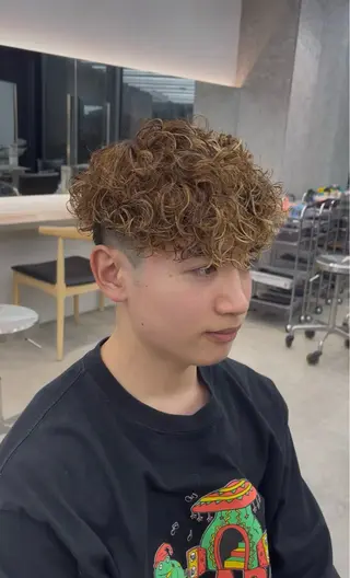 パーマ メンズ 👑メンズパーマ屋 👑/栄/馬場斗生のヘアスタイル