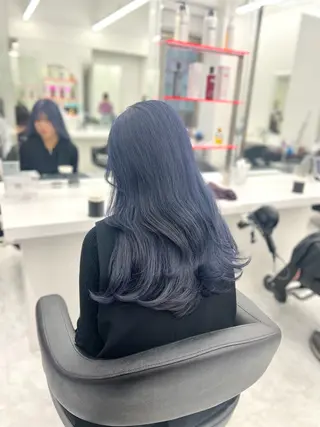 ロング カラー ヘアアレンジ 透明感×韓流ハイ トーン🫧RYUTAのヘアスタイル