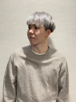 ショート カラー メンズ grAt所属・森 真伊希のヘアスタイル