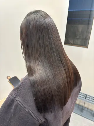 セミロング とき/髪質改善/透明 感カラー☘️のヘアスタイル