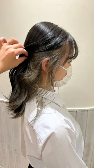 カラー YUMEKA🩶/ 透明感カラー🥣のヘアスタイル