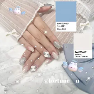 ネイル 1/21空✩.💜 Yuuna💜のネイルデザイン