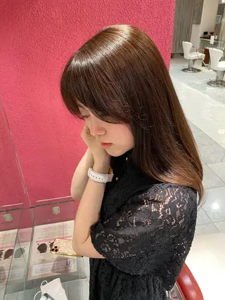 ロング カラー ⚠️激安ブリーチで 後悔してる方へ⚠️のヘアスタイル