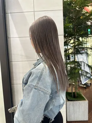 セミロング カラー ハイトーン/ブリーチ カラー/SHOGOのヘアスタイル