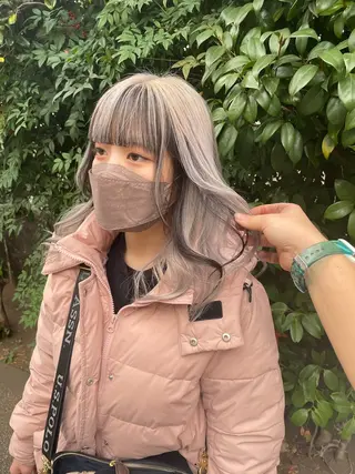 ミディアム カラー 👑派手髪/カット 👑ANRYのヘアスタイル