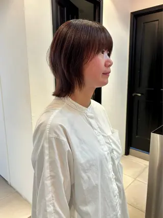 ショート riria/ボブ /ブラウンカラー🎀のヘアスタイル