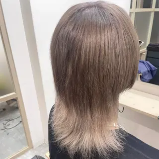 ミディアム カラー メンズ EMANON新宿南口所属・ケアブリーチ×艶カラ ー️🫧Shioriのヘアスタイル