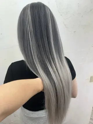 ロング カラー 下妻 カラーエクステ難波のヘアスタイル