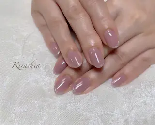 ネイル うる艶/透明感 Rirashaのネイルデザイン