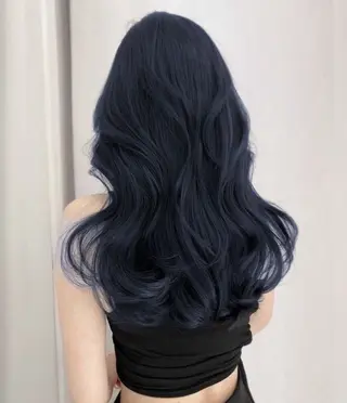 ロング カラー 🦋韓国ヘア💙 RUNAのヘアスタイル