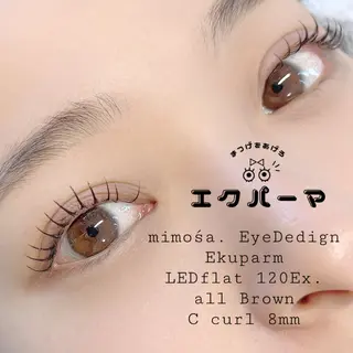 マツエク・マツパ mimośa. EyeDesignのマツエク・マツパデザイン