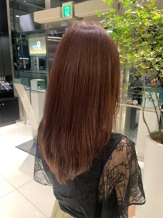 ロング カラー air -GINZA tower所属・小潟 千尋のヘアスタイル