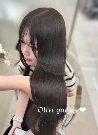 ロング カラー さつき/モテガーリー /透明感カラーのヘアスタイル