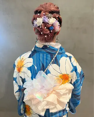 ミディアム ヘアアレンジ 顔まわり/暖色 可愛い特化🎀ゆうなのヘアスタイル