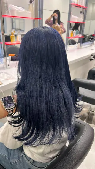 セミロング ブリーチなし特化 美容師💖SAE💖のヘアスタイル