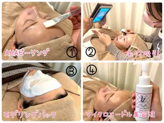 salon A.glansh所属・肌質改善salon♪ 効果がわかる♪南森町のネイルデザイン