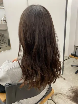 ロング カラー 顔周りカット/透明感 カラー/rioのヘアスタイル