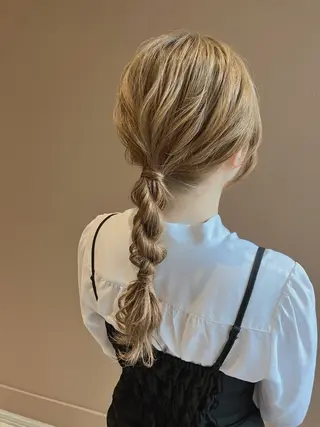 ヘアアレンジ あかり🌷ナチュラル 、透明感カラーのヘアスタイル