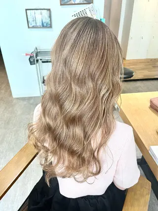 ロング カラー 艶髪カラー 渡辺岳也のヘアスタイル