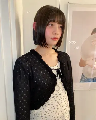 ショート riria/ボブ /ブラウンカラー🎀のヘアスタイル