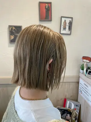 ショート カラー MEY  TOKYO所属・☀️外国人カラー ☀️stevenのヘアスタイル