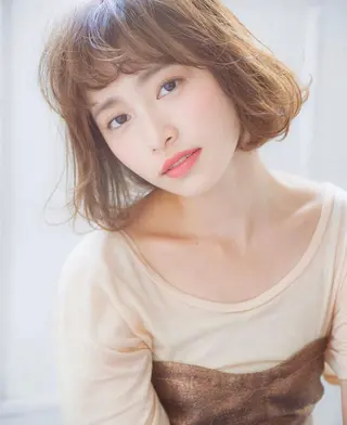 ミディアム 米川 沙妃のヘアスタイル