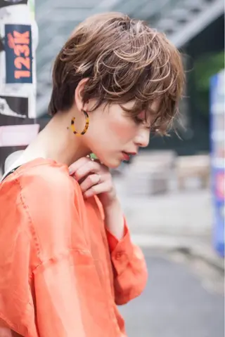 ショート 山崎 澪 レイヤーカット/大宮のヘアスタイル