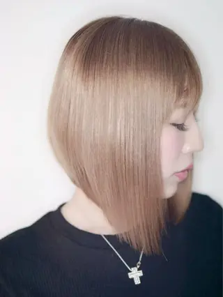 ショート カラー パーマ ヘアアレンジ 髪質改善専門店 エイジングケアのヘアスタイル