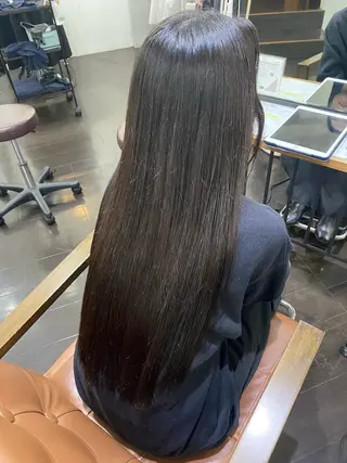 ロング カラー ヘアアレンジ 🍒ᩚ名駅/艶髪 縮毛矯正/あゆ🍒ᩚのヘアスタイル